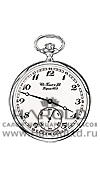 Часы Tissot T82.T-Pocket. Lepines T82.6.402.12