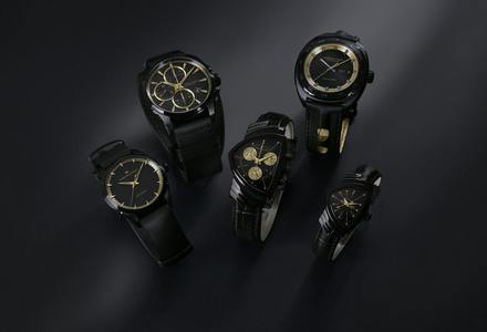 5 классических моделей Hamilton в черно-золотом оформлении