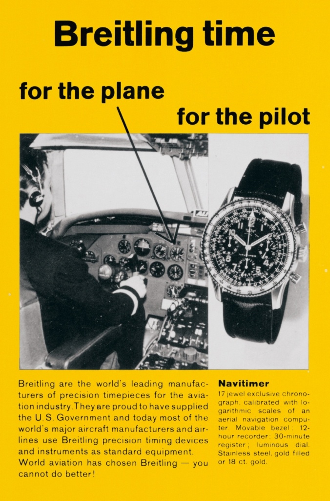 Breitling - Реклама Breitling в 1950-х