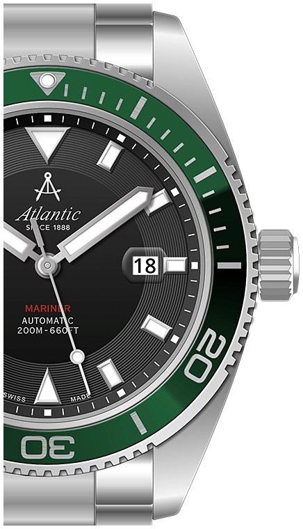 Mariner Automatic Blue with PU Strap | 8202 - Atlantic Watches