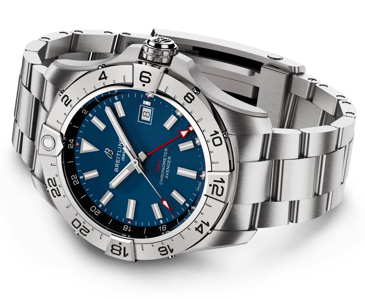 Мужские механический с автоподзаводом часы Breitling Avenger A32320101C1A1 синий нержавеющая сталь — Изображение 3