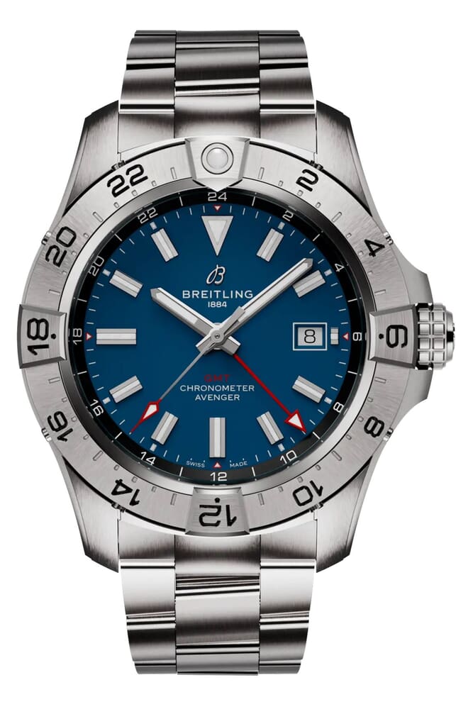 Мужские механический с автоподзаводом часы Breitling Avenger A32320101C1A1 синий нержавеющая сталь — Изображение 1