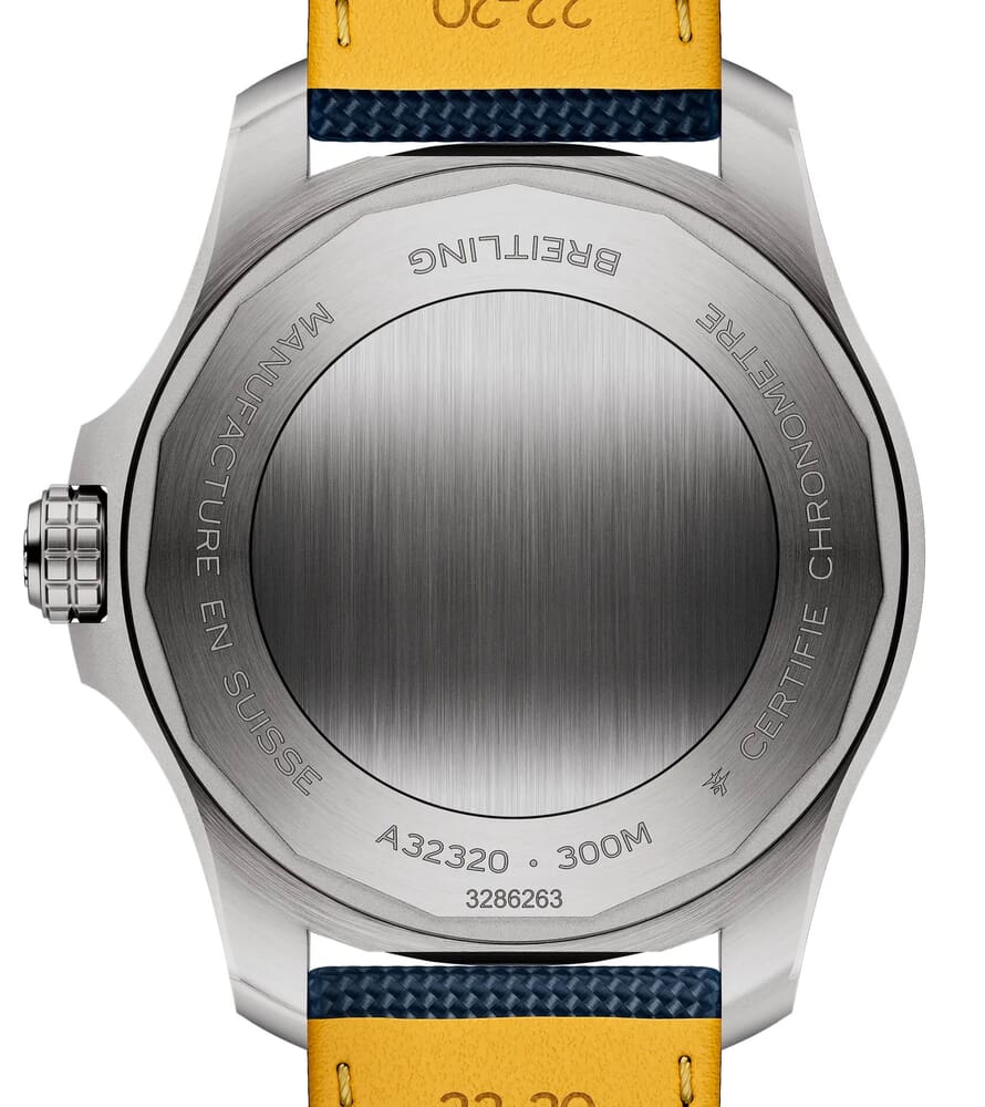 Мужские механический с автоподзаводом часы Breitling Avenger A32320101C1X1 синий текстиль — Изображение 4