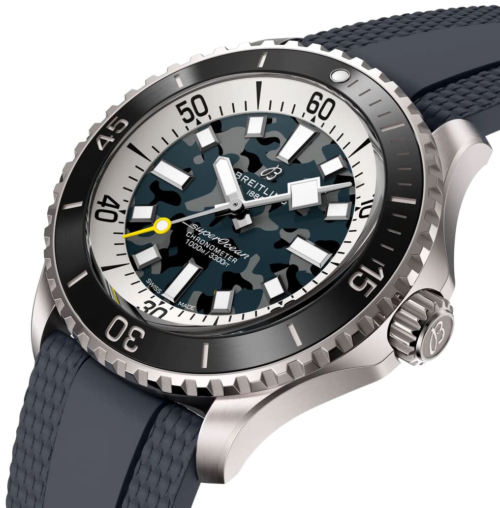 Мужские механический с автоподзаводом часы Breitling Superocean E10379351B1S1  каучук — Изображение 2