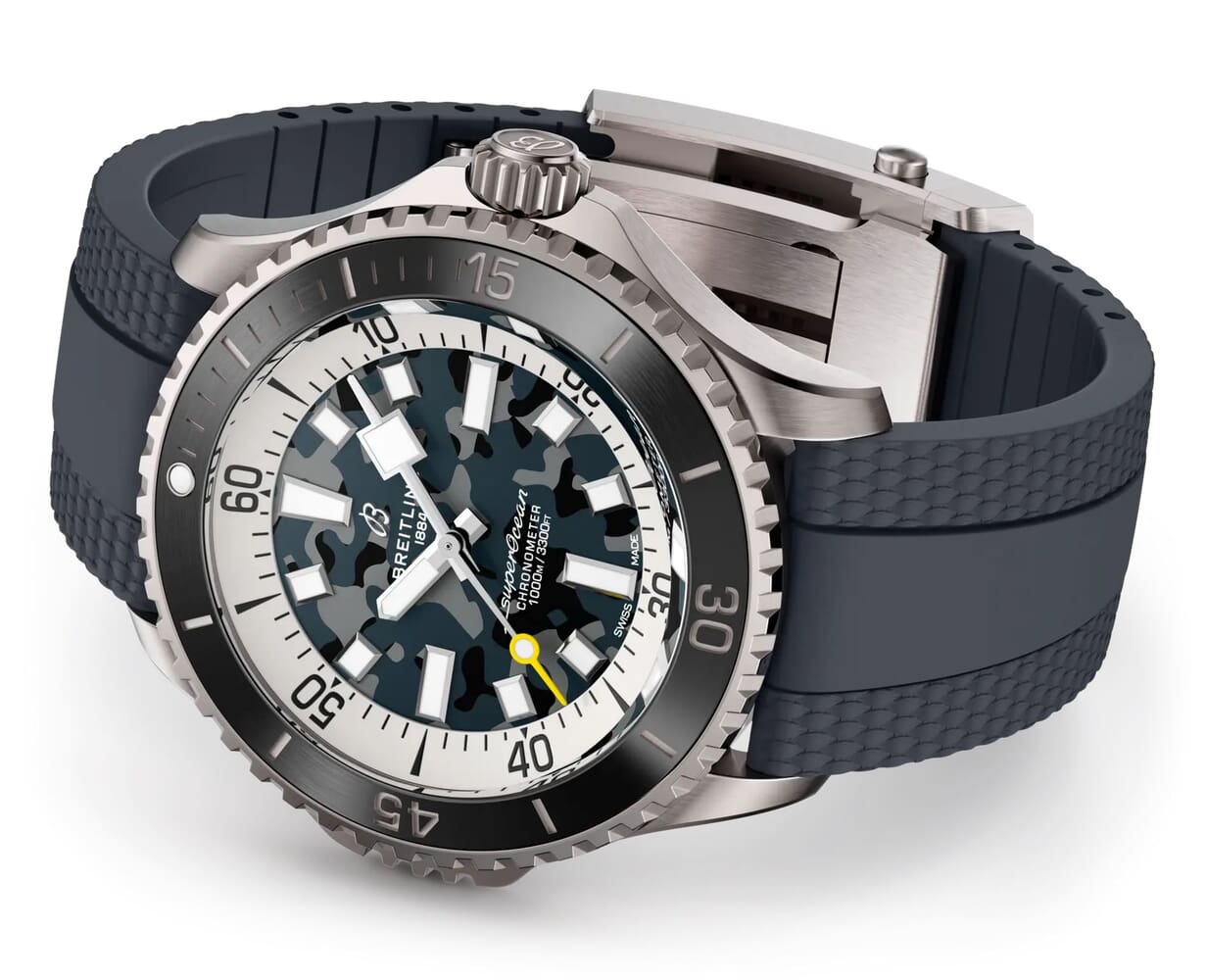 Мужские механический с автоподзаводом часы Breitling Superocean E10379351B1S1  каучук — Изображение 3