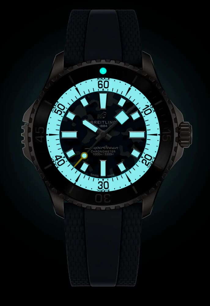 Мужские механический с автоподзаводом часы Breitling Superocean E10379351B1S1  каучук — Изображение 5