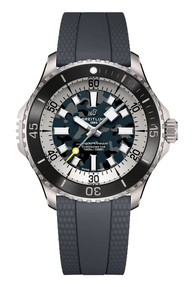 Мужские механический с автоподзаводом часы Breitling Superocean E10379351B1S1  каучук — Изображение 1