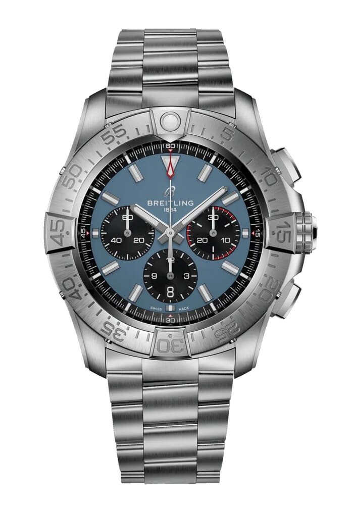Мужские механический с автоподзаводом часы Breitling Avenger EB0148101C1E1 синий титан — Изображение 1