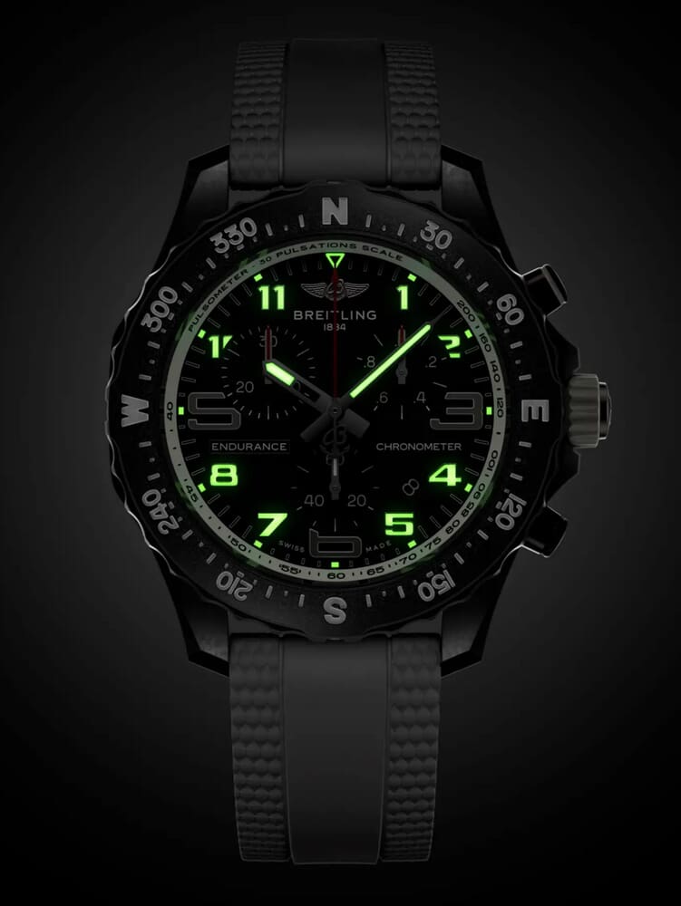 Унисекс кварцевый часы Breitling Professional X83310A71B1S1 черный каучук — Изображение 6