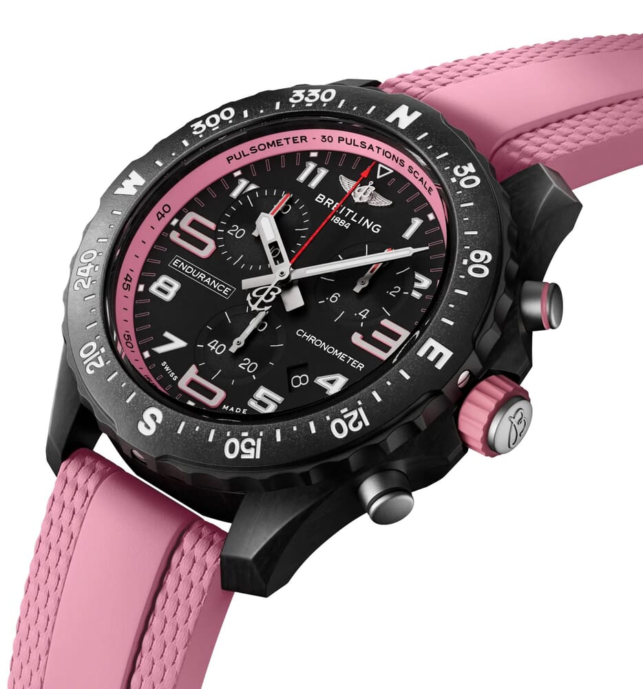 Женские кварцевый часы Breitling Professional X83310D41B1S1 черный каучук — Изображение 2
