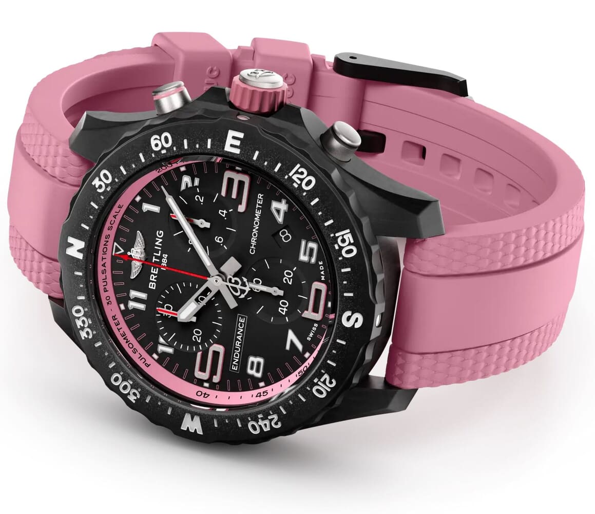 Женские кварцевый часы Breitling Professional X83310D41B1S1 черный каучук — Изображение 3