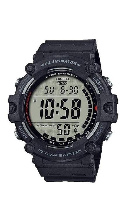 Мужские часы Casio Casio Collection AE-1500WH-1A, механизм электронные, циферблат , браслет пластик — Изображение 1