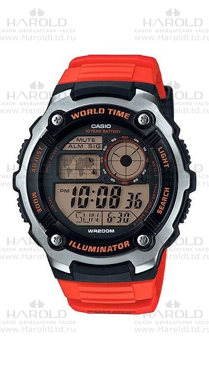 Мужские электронный часы Casio Standart Digital AE-2100W-4A  пластик — Изображение 1