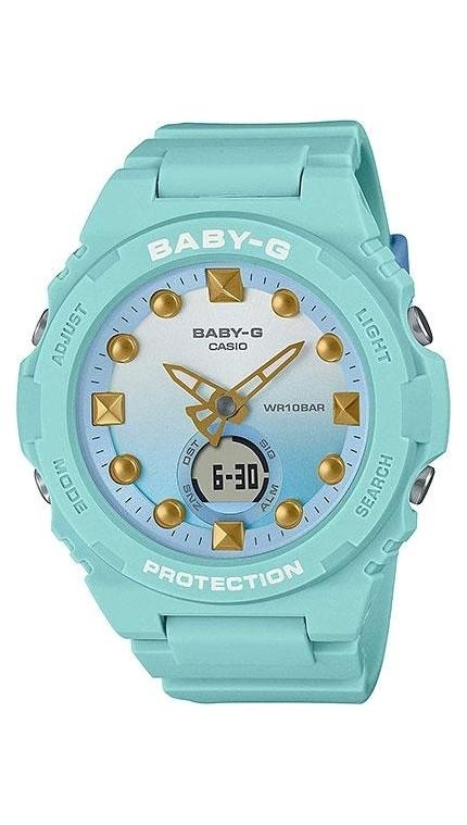 Женские часы Casio Baby-G BGA-320-3A, механизм кварцевый + электронный, циферблат , браслет пластик — Изображение 1