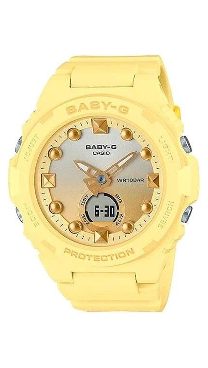 Женские часы Casio Baby-G BGA-320-9A, механизм кварцевый + электронный, циферблат , браслет пластик — Изображение 1
