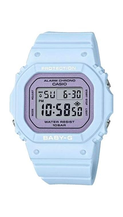 Женские часы Casio Baby-G BGD-565SC-2, механизм электронные, циферблат , браслет пластик — Изображение 1