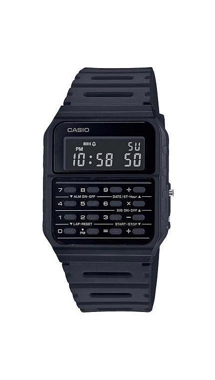 Унисекс электронные часы Casio Vintage CA-53WF-1B  пластиковый ремешок — Изображение 1