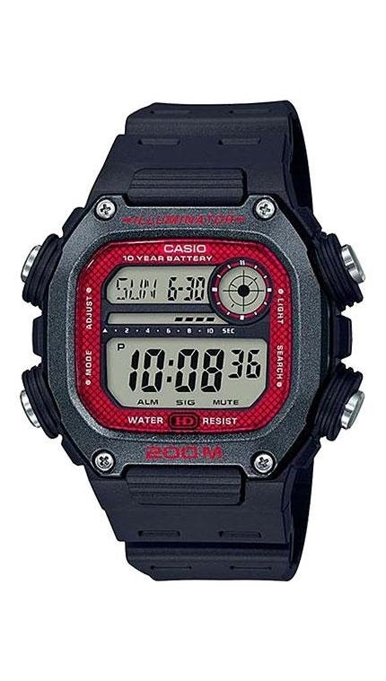 Мужские часы Casio Casio Collection DW-291H-1B, механизм электронные, циферблат , браслет пластик — Изображение 1