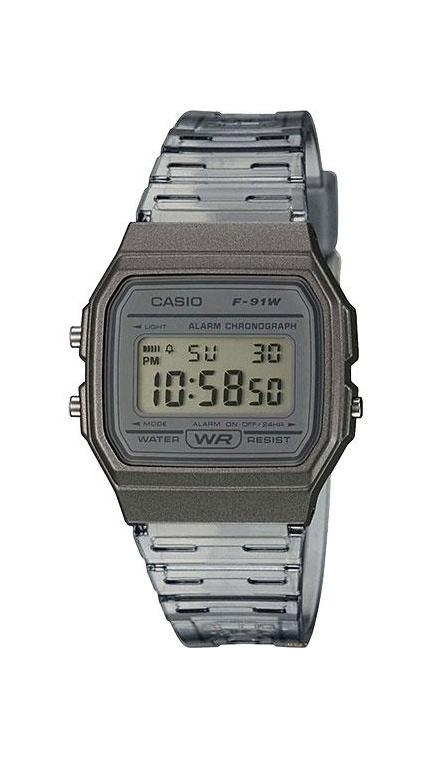Женские часы Casio Casio Collection F-91WS-8, механизм электронные, циферблат , браслет пластик — Изображение 1