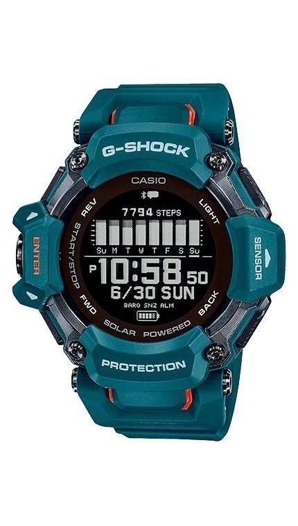 Мужские часы Casio G-Shock GBD-H2000-2, механизм электронные, циферблат , браслет пластиковый ремешок — Изображение 1