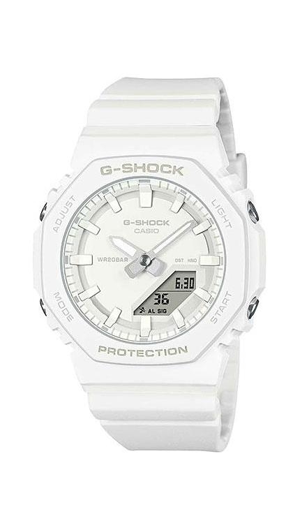 Женские часы Casio G-Shock GMA-P2100-7A, механизм кварцевый + электронный, циферблат , браслет пластиковый ремешок — Изображение 1