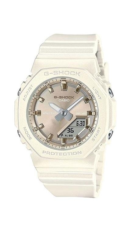 Женские часы Casio G-Shock GMA-P2100ST-7A, механизм кварцевый + электронный, циферблат , браслет пластиковый ремешок — Изображение 1