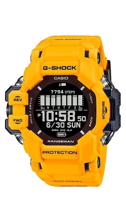 Мужские часы Casio G-Shock GPR-H1000-9, механизм электронные, циферблат , браслет пластиковый ремешок — Изображение 1