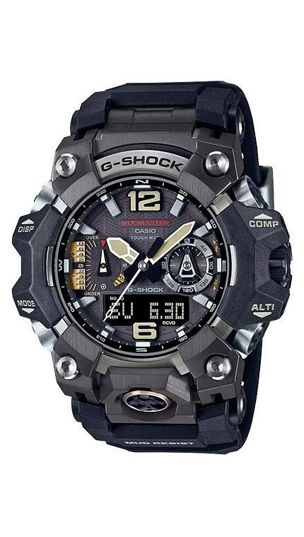 Мужские часы Casio G-Shock GWG-B1000-1A, механизм кварцевый + электронный, циферблат , браслет пластиковый ремешок — Изображение 1
