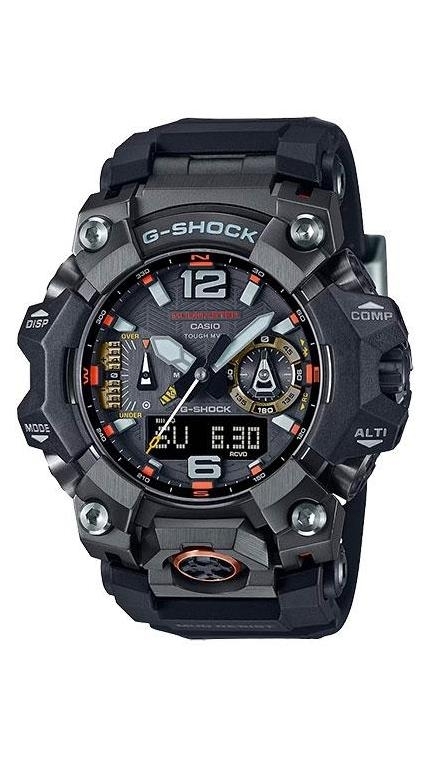 Мужские часы Casio G-Shock GWG-B1000EC-1A, механизм кварцевый + электронный, циферблат , браслет пластиковый ремешок — Изображение 1