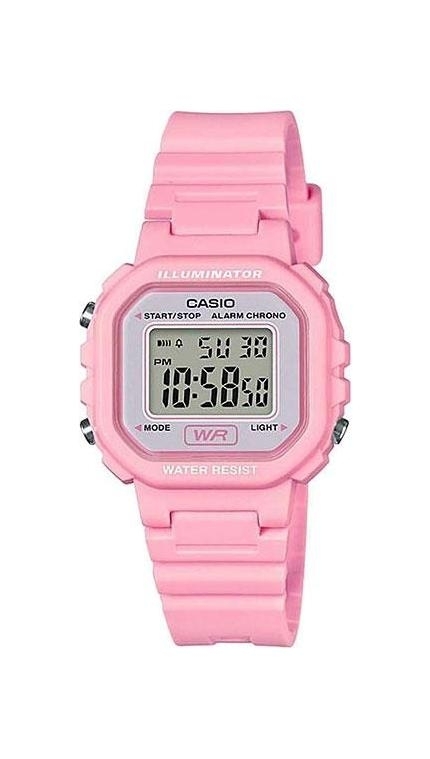 Женские часы Casio Casio Collection LA-20WH-4A1, механизм электронные, циферблат , браслет пластиковый ремешок — Изображение 1
