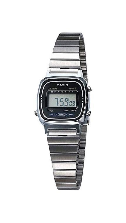 LA-670WA-4 Reloj Casio para Mujer Banda de Metal Digital LA-670WA-4 Reloj Casio para Mujer Banda de Metal Digital