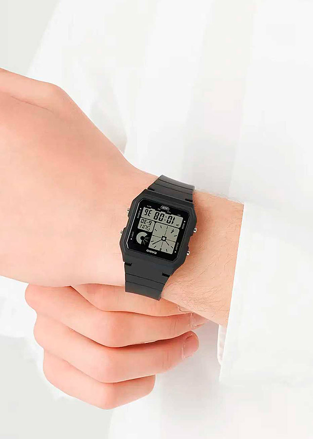 Унисекс часы Casio Casio Collection LF-30W-1A, механизм электронный, циферблат серый, браслет пластик — Изображение 2