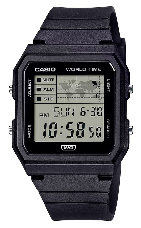 Унисекс часы Casio Casio Collection LF-30W-1A, механизм электронный, циферблат серый, браслет пластик — Изображение 1
