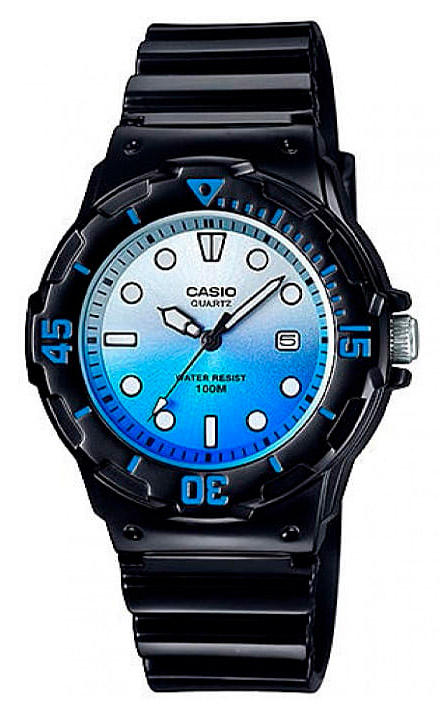 Женские часы Casio Casio Collection LRW-200H-2E, механизм кварцевый, циферблат голубой, браслет пластик — Изображение 1