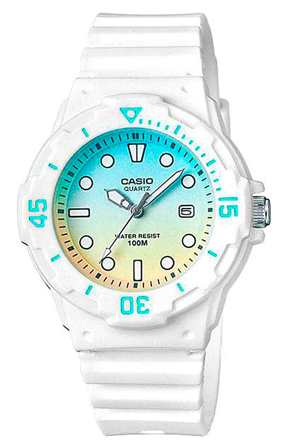 Женские часы Casio Casio Collection LRW-200H-2E2, механизм кварцевый, циферблат голубой, браслет пластик — Изображение 1