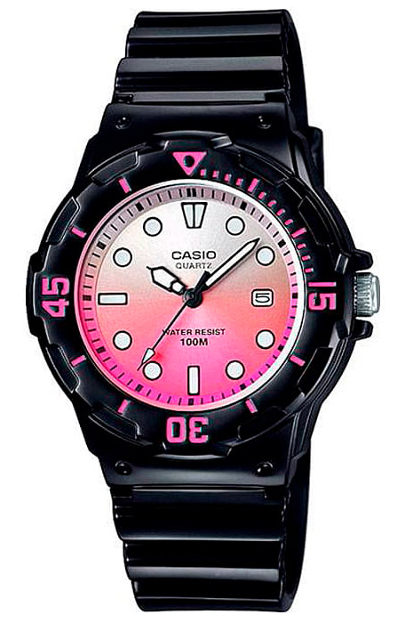 Женские часы Casio Casio Collection LRW-200H-4E, механизм кварцевый, циферблат розовый, браслет пластик — Изображение 1