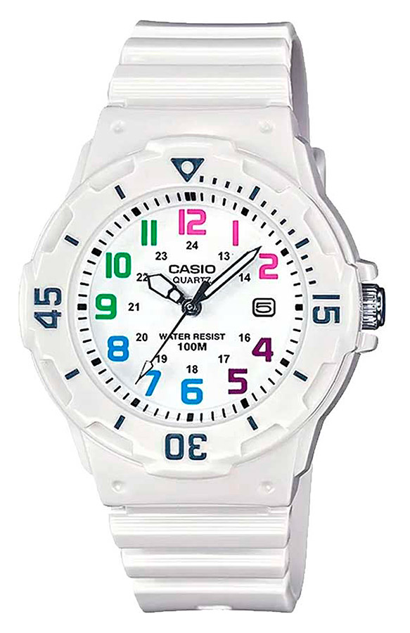Женские часы Casio Casio Collection LRW-200H-7B, механизм кварцевый, циферблат белый, браслет пластик — Изображение 1