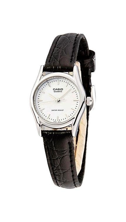 Женские часы Casio Casio Collection LTP-1094E-7A, механизм кварцевый, циферблат , браслет кожа — Изображение 1