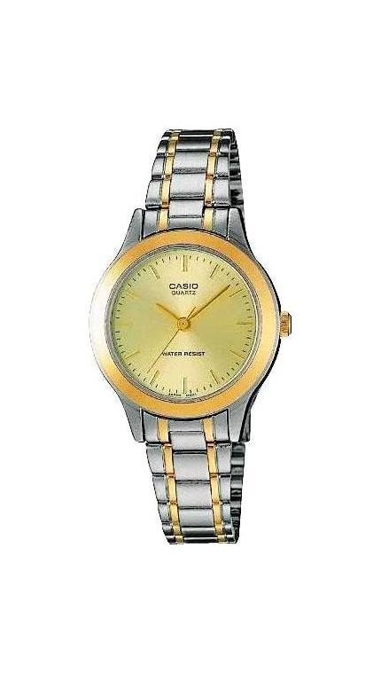 Женские часы Casio Casio Collection LTP-1128G-9A, механизм кварцевый, циферблат , браслет сталь + pvd — Изображение 1