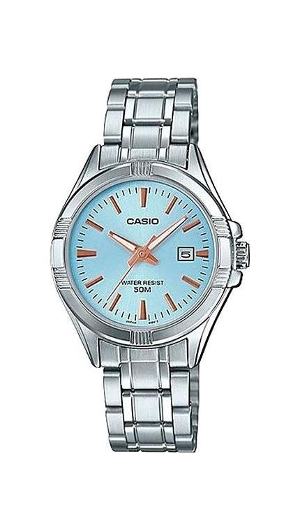Женские часы Casio Casio Collection LTP-1308D-2A, механизм кварцевый, циферблат , браслет сталь — Изображение 1