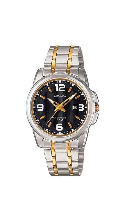 Женские часы Casio Casio Collection LTP-1314SG-1A, механизм кварцевый, циферблат , браслет браслет сталь + pvd — Изображение 1