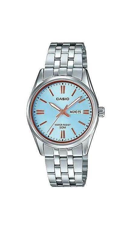 Женские часы Casio Casio Collection LTP-1335D-2A, механизм кварцевый, циферблат , браслет сталь — Изображение 1