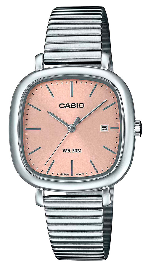 Женские часы Casio Casio Collection LTP-B166D-4A, механизм кварцевый, циферблат розовый, браслет нержавеющая сталь — Изображение 1