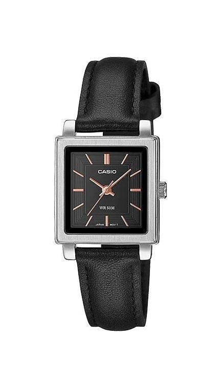 Женские часы Casio Casio Collection LTP-E176L-1A, механизм кварцевый, циферблат , браслет кожа — Изображение 1