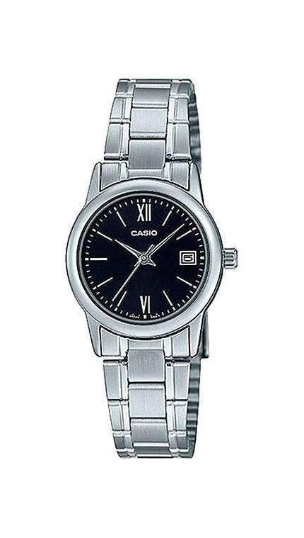 Женские часы Casio Casio Collection LTP-V002D-1B3, механизм кварцевый, циферблат , браслет сталь — Изображение 1