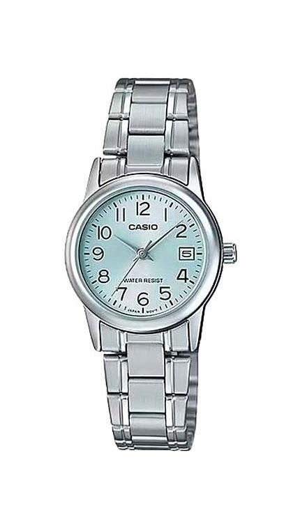 Женские часы Casio Casio Collection LTP-V002D-2B, механизм кварцевый, циферблат , браслет сталь — Изображение 1