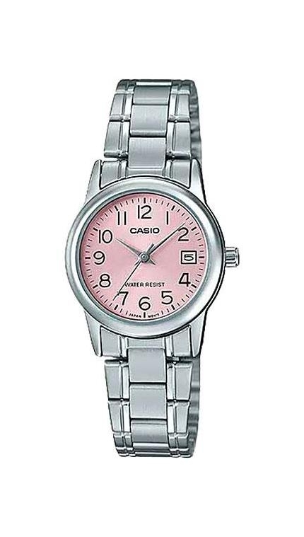 Женские часы Casio Casio Collection LTP-V002D-4B, механизм кварцевый, циферблат , браслет сталь — Изображение 1