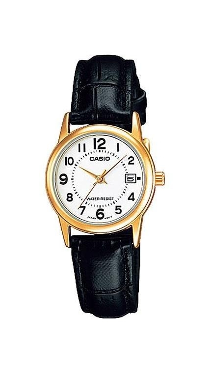 Женские часы Casio Casio Collection LTP-V002GL-7B, механизм кварцевый, циферблат , браслет кожа — Изображение 1