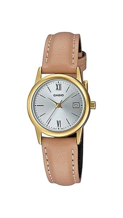 Женские часы Casio Casio Collection LTP-V002GL-7B3, механизм кварцевый, циферблат , браслет кожа — Изображение 1