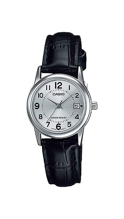 Женские часы Casio Casio Collection LTP-V002L-7B, механизм кварцевый, циферблат , браслет кожа — Изображение 1